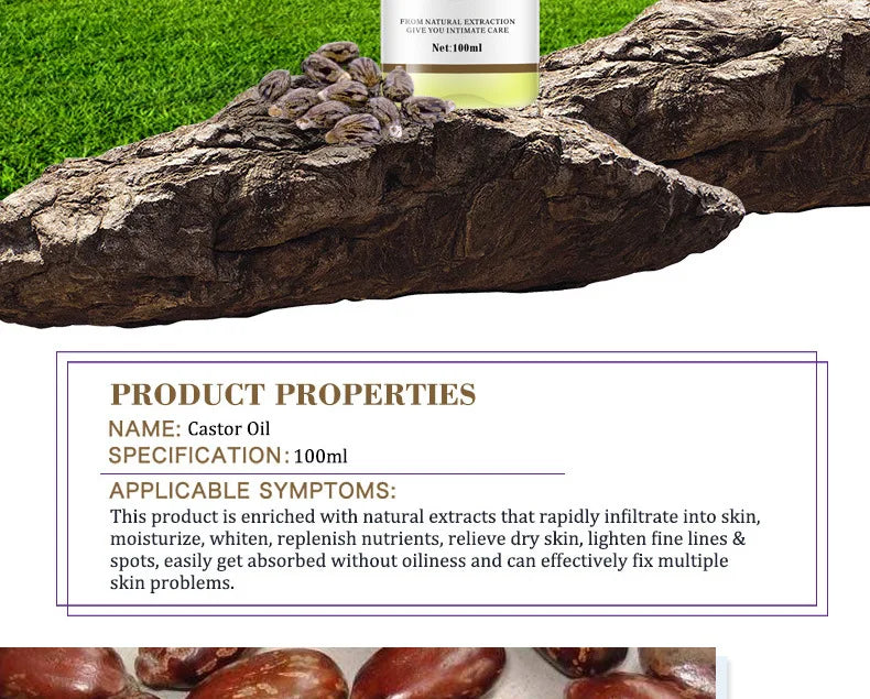 Disaar 100% Organic Castor Oil Body Relaxation 100ml