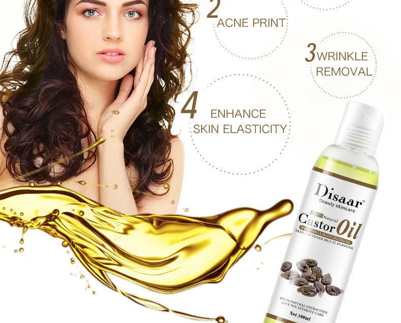Disaar 100% Organic Castor Oil Body Relaxation 100ml