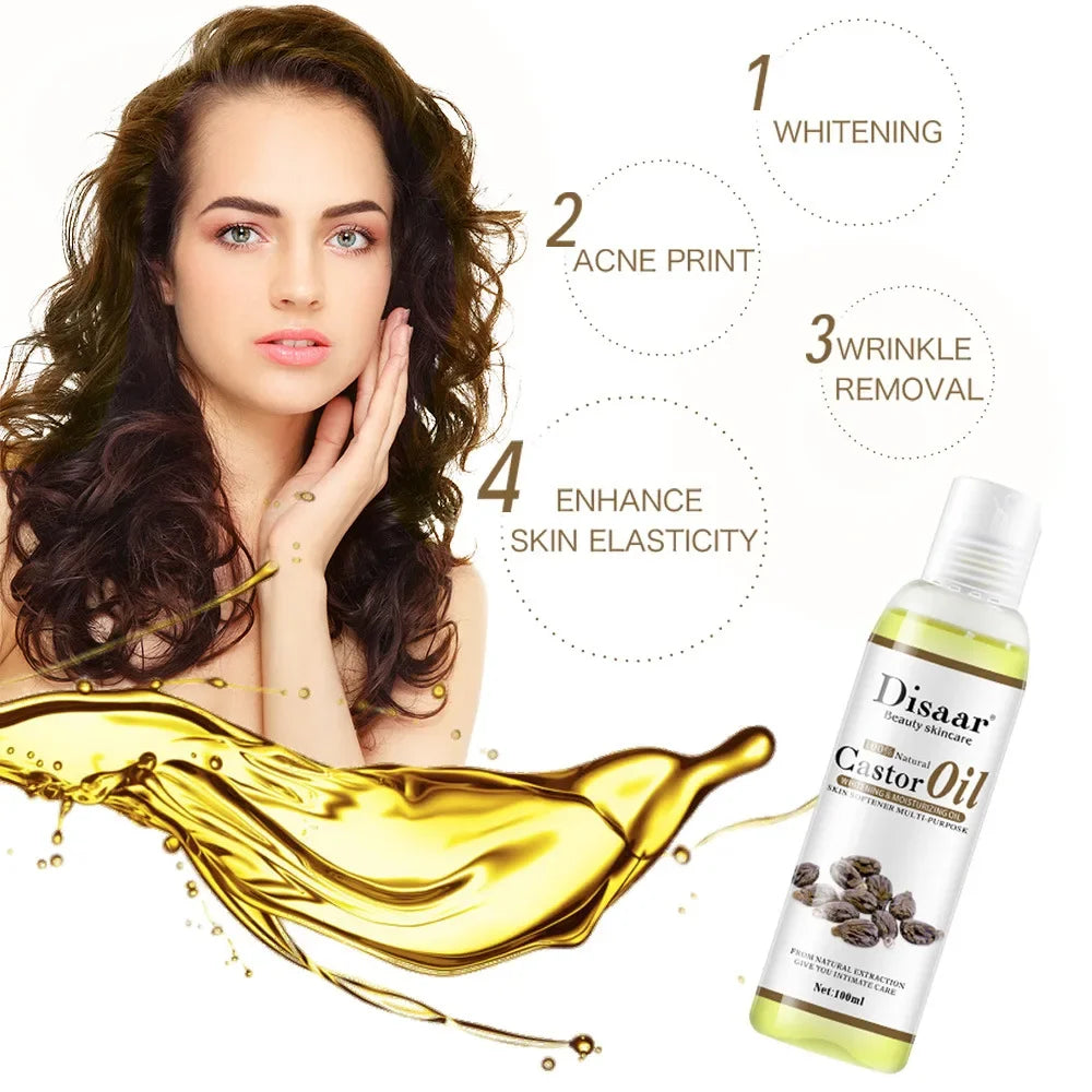 Disaar 100% Organic Castor Oil Body Relaxation 100ml