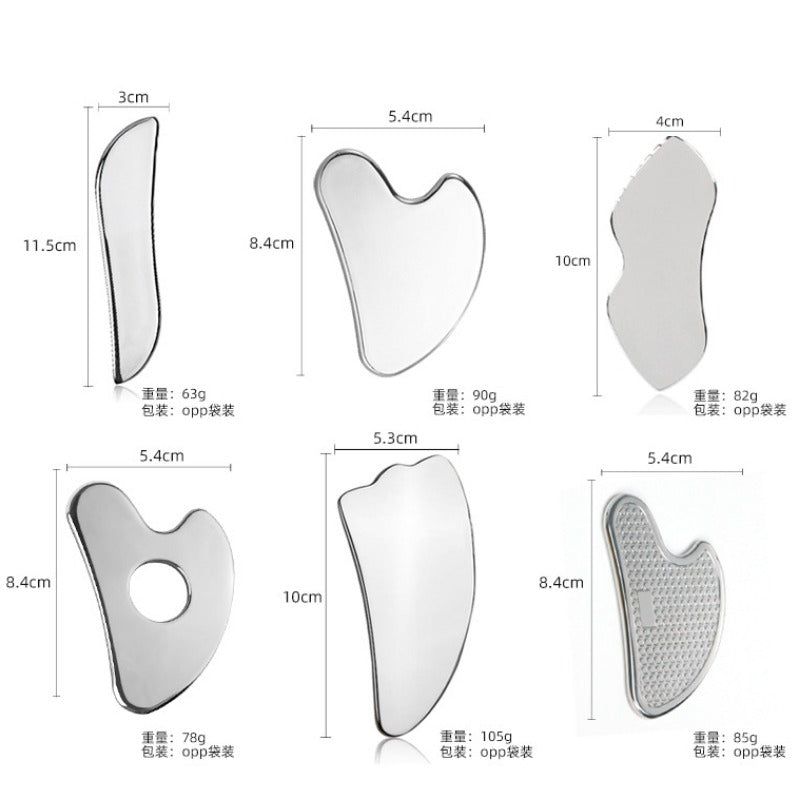 Gua Sha Facial Tool Stainless Steel Massage