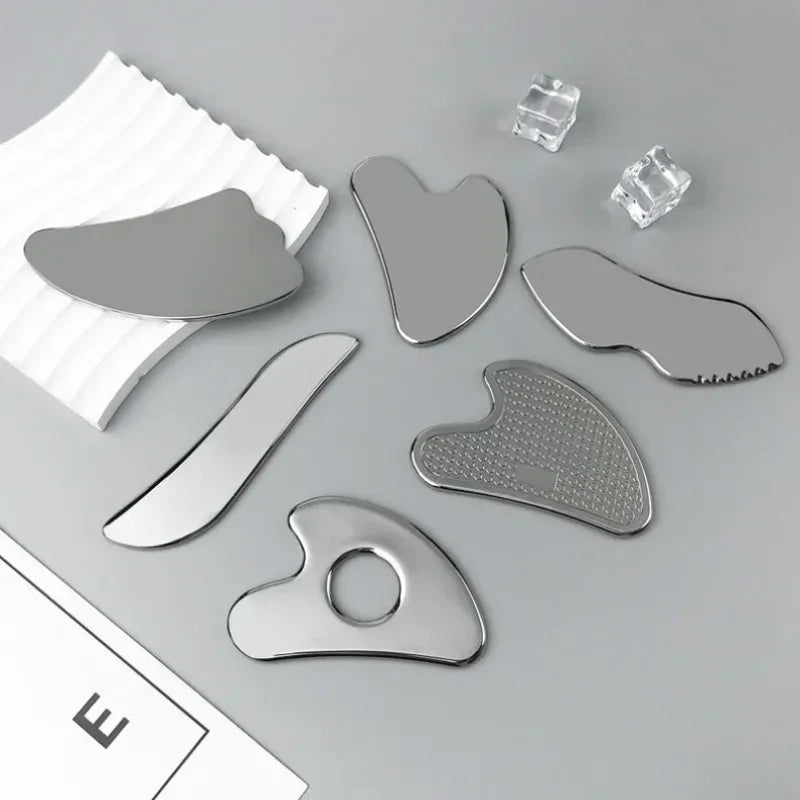 Gua Sha Facial Tool Stainless Steel Massage