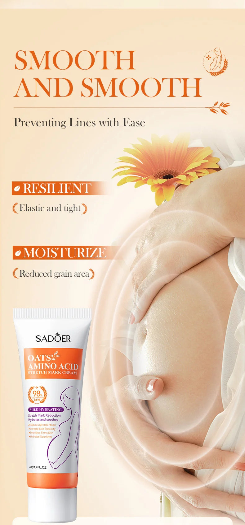 Anti Stretch Marks Body Cream Removal 40g