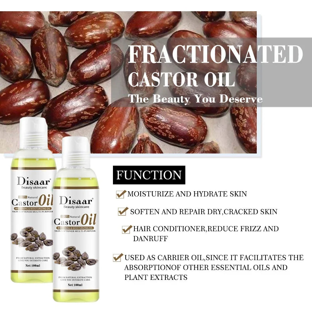 Disaar 100% Organic Castor Oil Body Relaxation 100ml