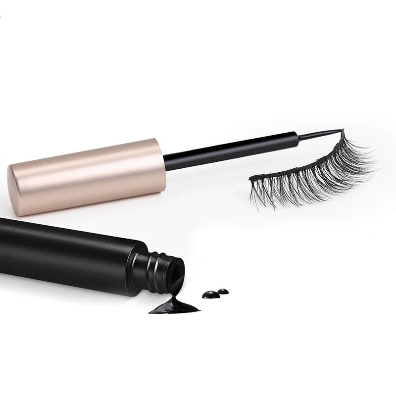 1/2Pcs Black Magnetic Eyeliner Glue