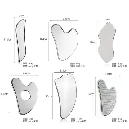 Gua Sha Facial Tool Stainless Steel Massage