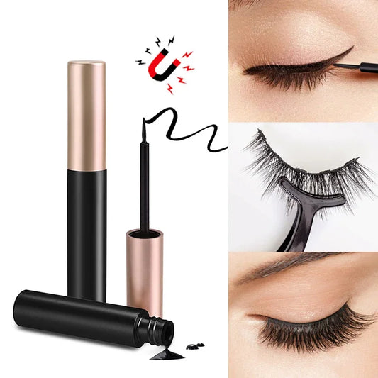 1/2Pcs Black Magnetic Eyeliner Glue
